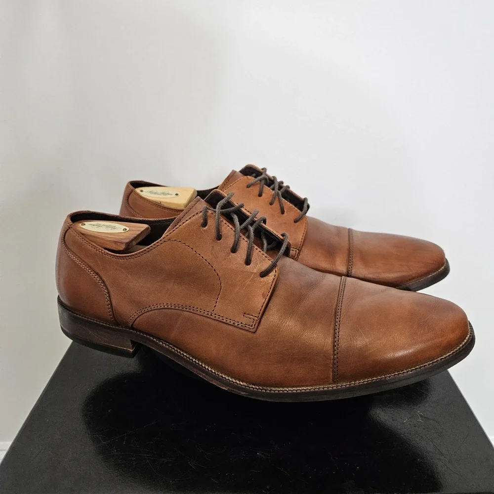 Cole Haan Benton Cap Oxford II C24120 British Brown Size 12 M